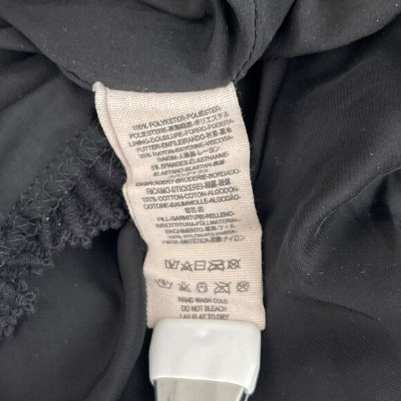 Jen's Pirate Booty for Free People Black Crochet Lace Romper Playsuit Women XS - Picture 9 of 15